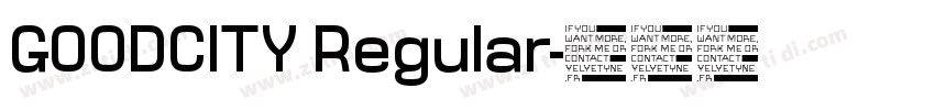 GOODCITY Regular字体转换
